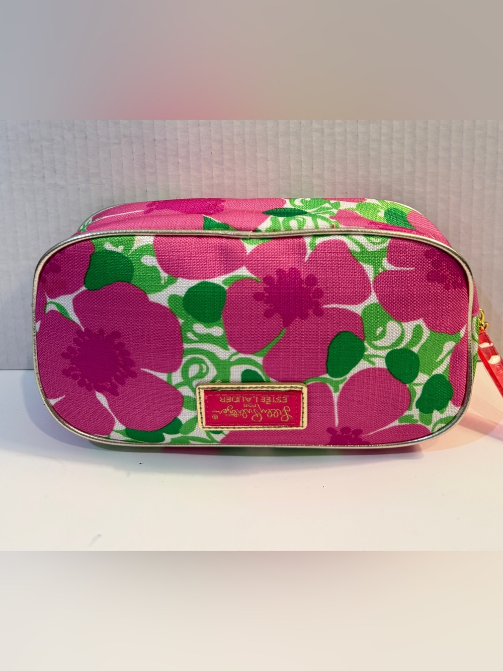 Lilly Pulitzer Floral Cosmetic Clutch Bag